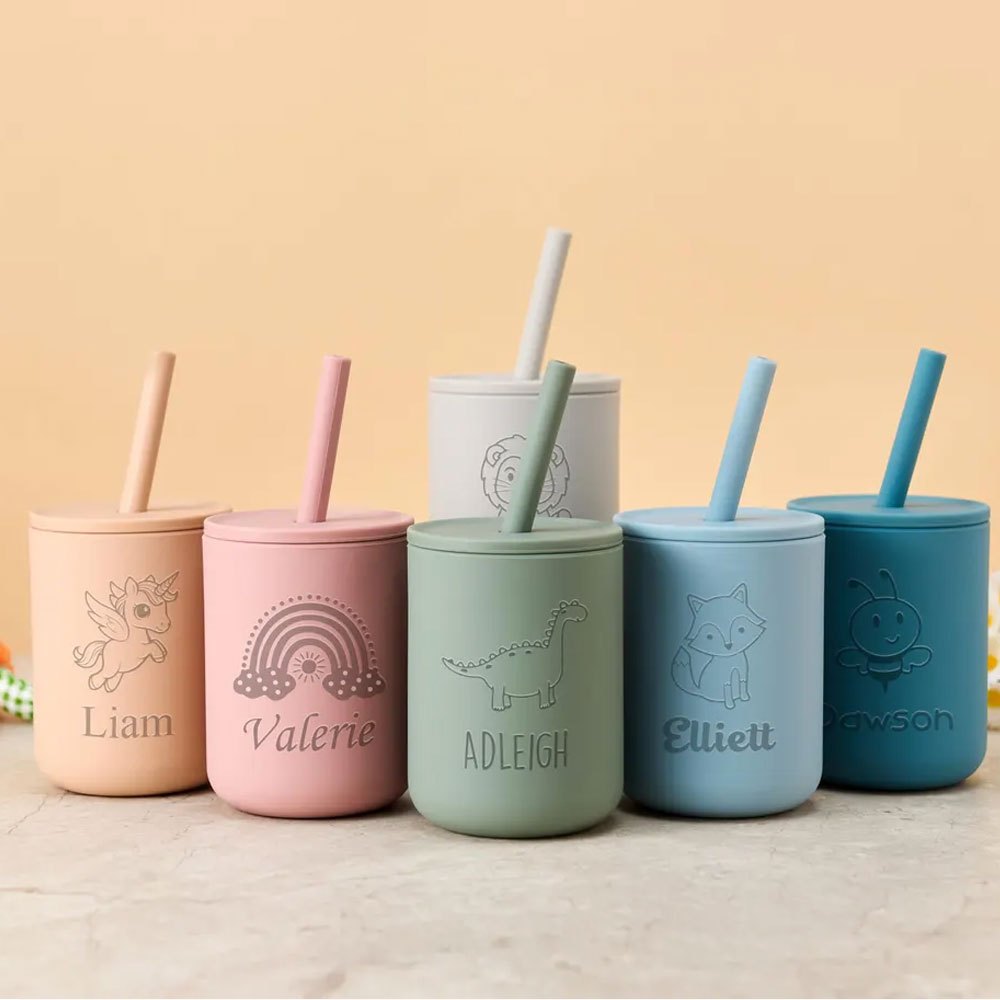 แก้วน้ำหลอดซิลิโคนสำหรับเด็ก ส - Baby Food Jars With Lids บทวิจารณ์และราคา