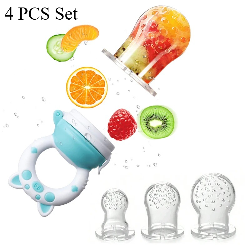 ชุดจุกนมซิลิโคนสำหรับผลไม้และผ - Baby Food Vegetables บทวิจารณ์และราคา