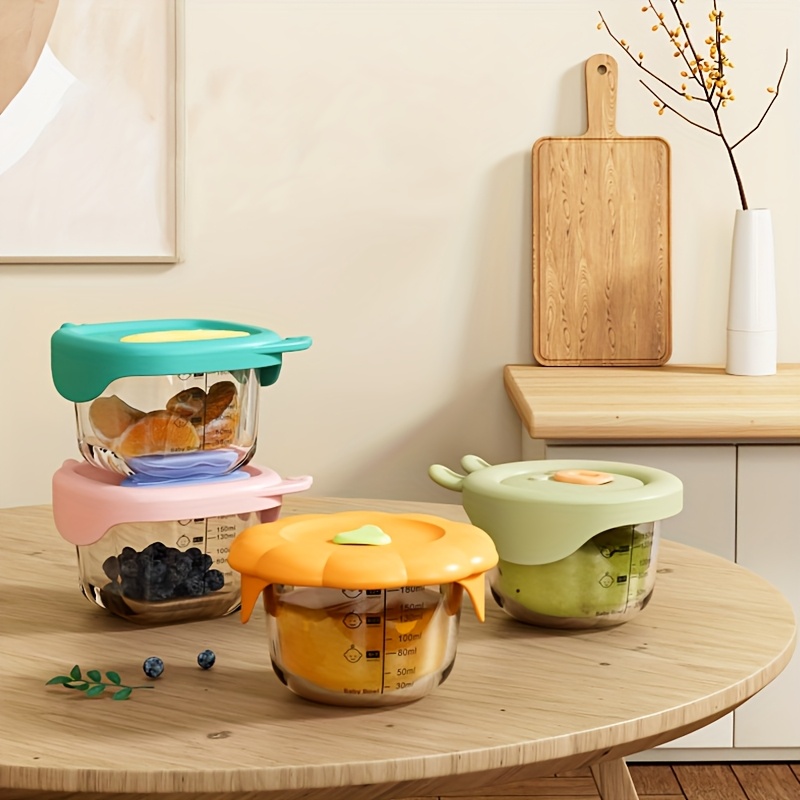 ภาชนะใส่อาหารเด็กแบบแก้วขนาด 1 - Baby Food Jars With Lids บทวิจารณ์และราคา