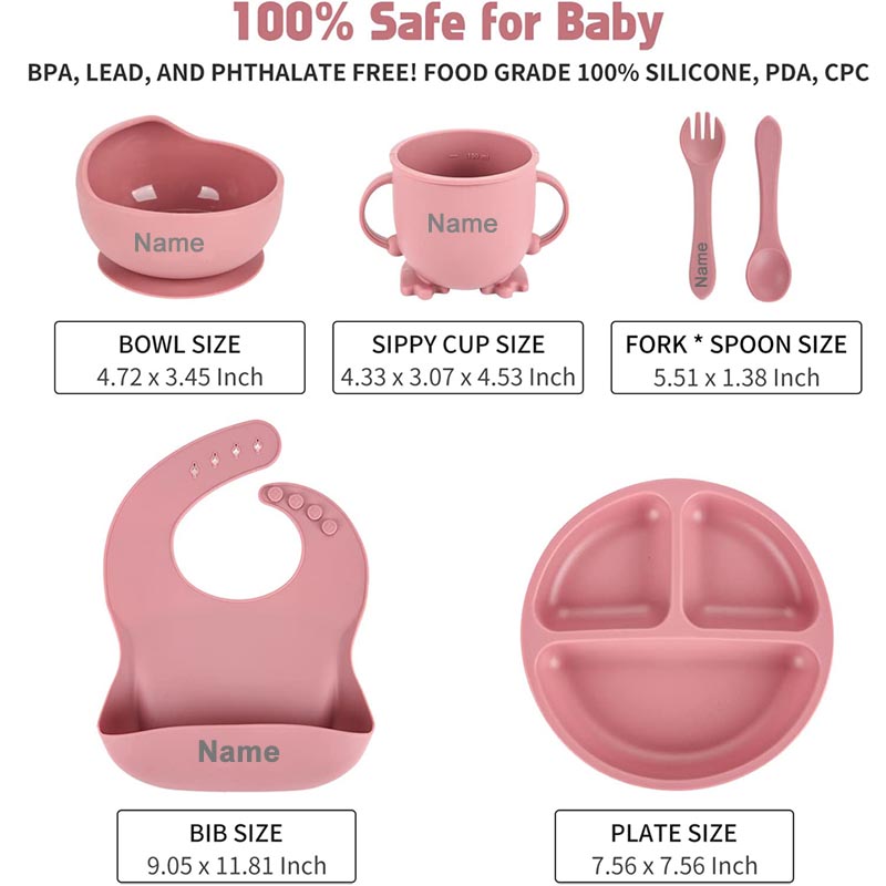 ชุดถ้วยซิลิโคนแบบดูด6ชิ้น/เซ็ต - Baby Food Menu บทวิจารณ์และราคา
