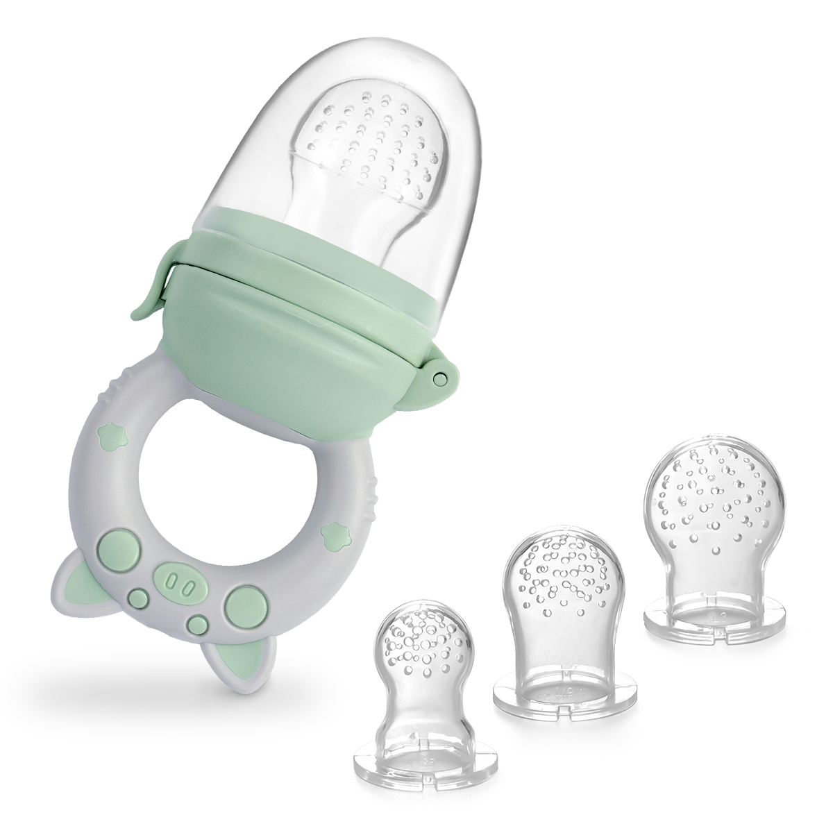 ชุดจุกนมหลอกซิลิโคนสำหรับป้อนผ - Baby Food Vegetables บทวิจารณ์และราคา